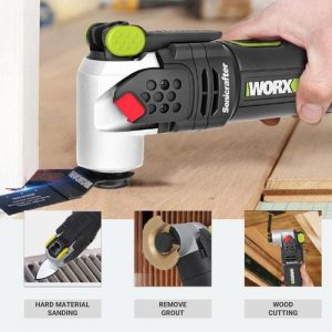 [WORX PROFESSIONAL] WU690.1 20V 2.0Ah BL Brushless Universal Hyperlock Oscillating Multi-tool - Cut, Saw, Scrap, Polish