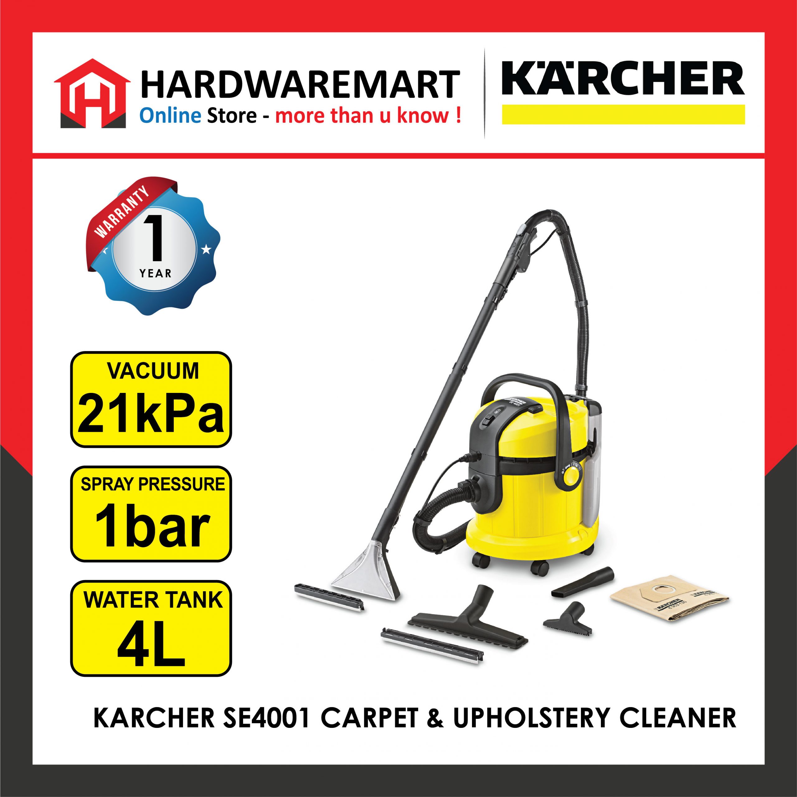 Kärcher SE 4001 Carpet and Upholstery Cleaner